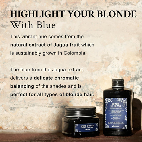 Shampoo Sedoso Davines Heart Of Glass Para Cuidados Com Loir