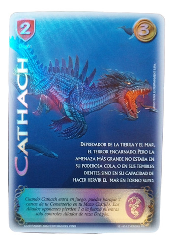 Carta Cathach Raza Dragon, Mitos Y Leyendas Primer Bloque 