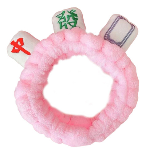 Moda Mahjong Maquillaje Spa Diadema Suave Franela Felpa