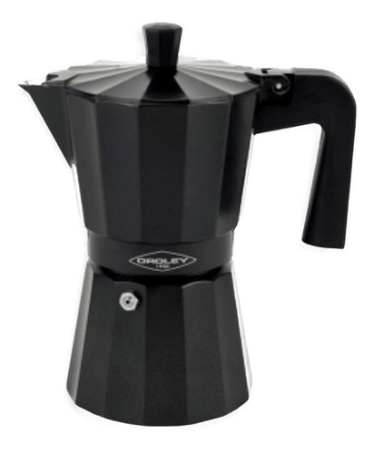 Cafetera Oroley New Dakar 12 tazas manual negra italiana