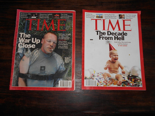 2 Revistas Time, Del 12 Octubre Y 7 De Diciembre Del 2009.