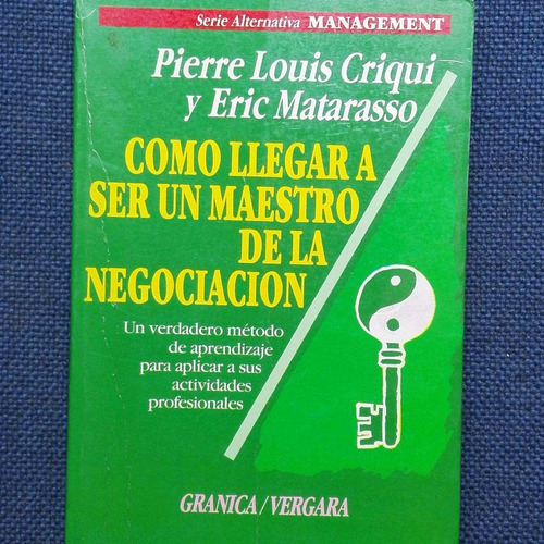 Libro Como Llegar A Ser Un Maestro De La Negociacion, Pierre