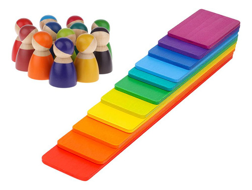 Tablero De Apilamiento De Construcción De Color Íris,