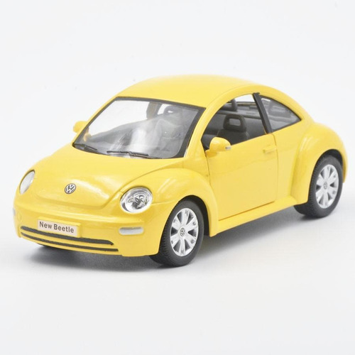 Volkswagen New Bettle Amarillo Escala 1:24