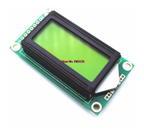 Pantalla Lcd0802 Display 2x8 Arduino Caracteres