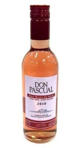 Vino rosado Don Pascual en vidrio 187 ml