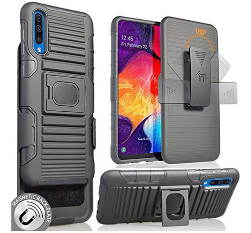 Funda Clip Para Samsung Galaxy A50 2019 Color Negro