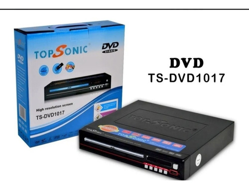 Reproductor Dvd Multiformato  Puerto Usb Top Sonic Super 