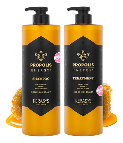 Shampoo Y Tratamiento Kerasys Propolis Energy Con Propóleo