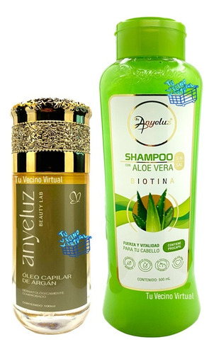 S Aloe Vera + Oleo Anyeluz Arga - mL a $100