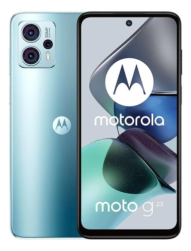  Motorola G23 128gb 4gb Ram Dual Sim 4glte Azul  Celular Barato Telefono Barato Nuevo Y Sellado De Fabrica