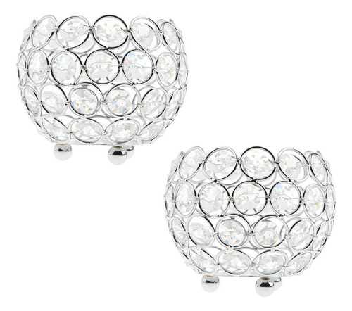 2x Candeliere De Cristal Brillante Para De Comedor De