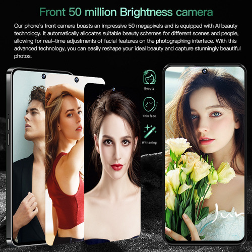 Smartphone Teléfonos Inteligentes 16 Gb+1024 Gb 7.3 Pulgadas 5g Android 14 Wifi Sim Bluetooth