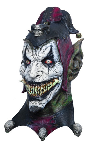 Máscara De Payaso Diabólico Jesterblin Terror Halloween Ghoulish Productions