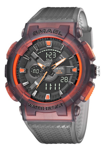 Smael Reloj Impermeable Con Calendario Digital Luminoso