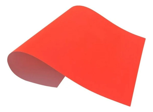 Cartulina Fluorescente Rojo 250 Hojas Carta 200gr