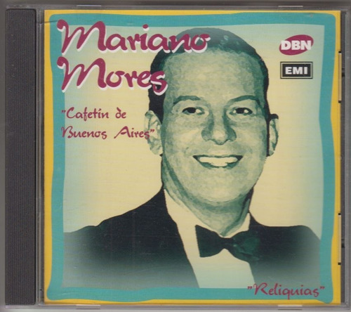 Tango Cd 1997 Mariano Mores Cafetin De Buenos Aires Orquesta