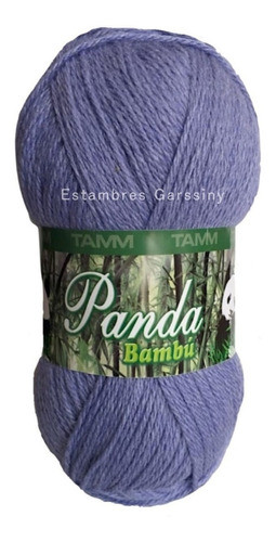 Estambre Panda 25% Fibra De Bambú 75% Lana Australiana Color Orquídea