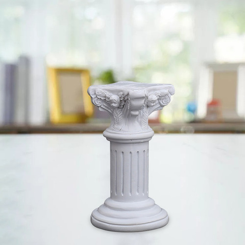 Estatua De Columna Griega Con Pilar Romano Creativo, Pedesta