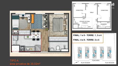 Imagem 11 de 13 de Apartamentos Para Venda 1 E 2 Quartos Para Venda Em Carapicuíba - Sp