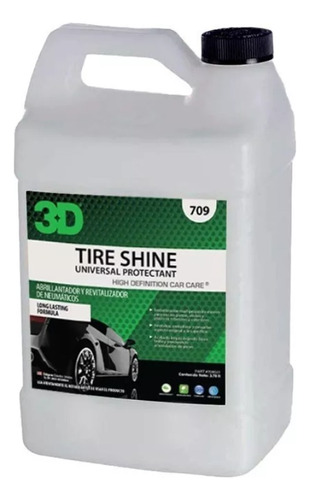 3d Universal Protectant/tire Shine 4l Acondicionador Rmr Car