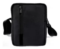 Comprar Bandolera Cartera Morral Tactico Porta Celular Mini Bag Acabado de los herrajes Níquel Color Negro Correa de hombro Negro
