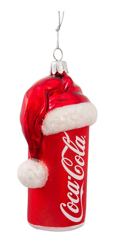 Coca-cola Kurt Adler - Lata De Cristal De 4-1/2 Pulgadas Con