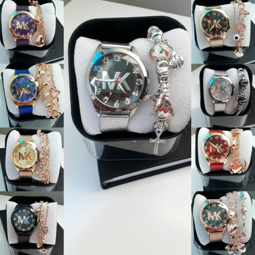 Relógios Femininos Em Atacado 3 Unids Com Pulseira E Caixa