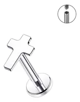 Comprar Piercing Labret Cruz Lbcrac Acero Quirurgico 316l 1un