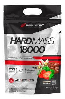 Hipercalórico Hard Mass 3kg - Bodyaction Sabor Baunilha