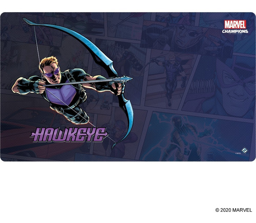 Imagen 1 de 1 de Playmat Hawkeye Marvel Para Juego De Mesa Familia