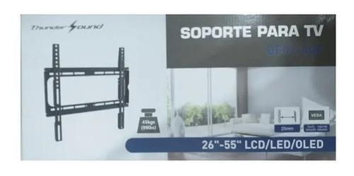 Imagen 1 de 1 de Soporte De Pared Para Tv De 26 A 55 Pulgadas. Capacidad 45kg