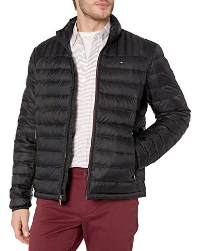 Campera Para Hombre Tommy Aislacion Impermeable Negra