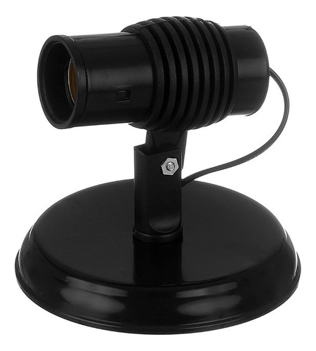 Spot Direcionável Soquete E27 110v/220v 1 Lâmpada Estrutura Preto