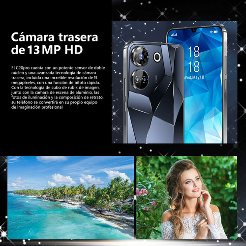 Celular Android C20 Pro De 6.51 Pulgadas Ram2gb Y Rom16gb Blanco