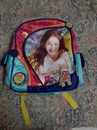 Mochila De Nena   Soy Luna   Chica Con Cierre Y Bolsillos 