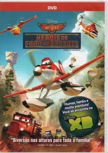 Dvd - Aviões 2: Heróis Do Fogo Ao Resgate