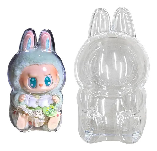 B- Funda De Labubu, Protector Transparente Para Labubu Porta
