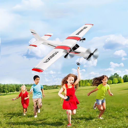 Juguetes De Avión Rc Para Niños Color Blanco