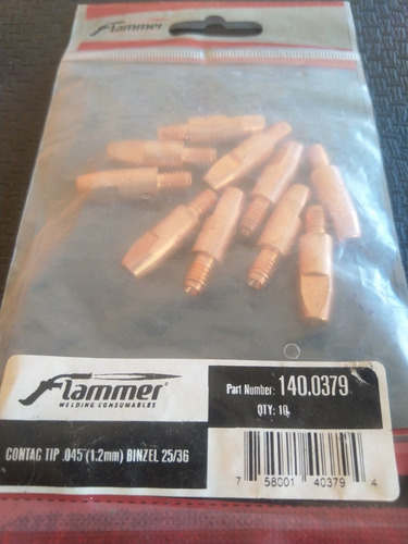 Contac Tip .045¨(1.2mm) T/binzel Mb26 Kd/ 25ak/ 36ak Flammer