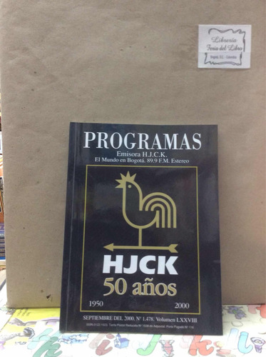 Revista De La Emisora H.j.c.k -  50 Años - No. 1478