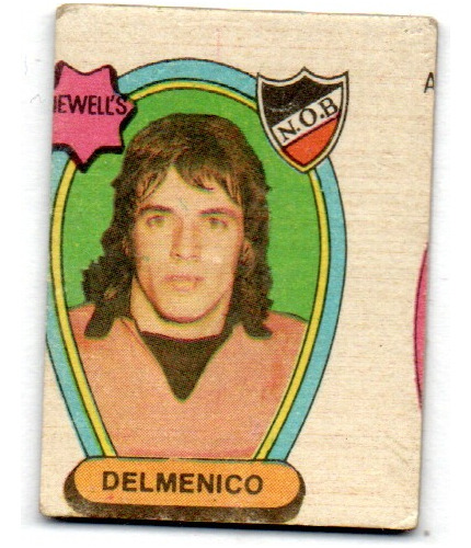 Figurita Newells Futbol Golazo 1973 Delmenico
