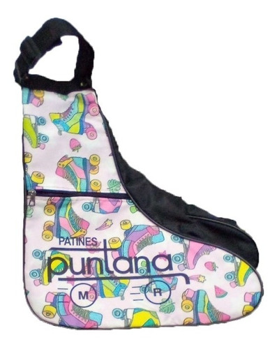 Bolso Puntana Estampado Para Patines Artísticos.