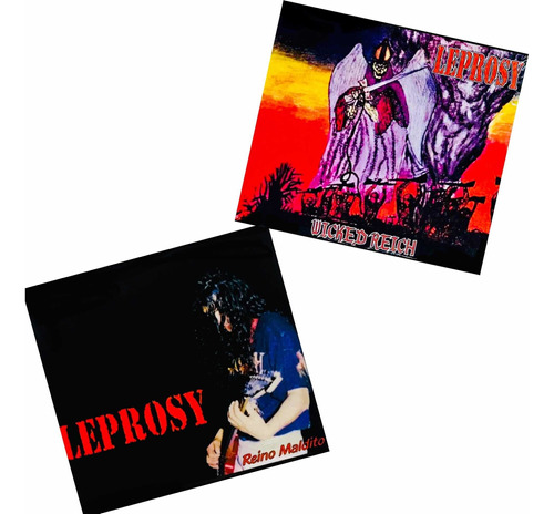 Leprosy, Wicked Reich & Reino Maldito 2cds Digipack Nuevos