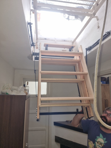 Escalera Articulada Para Azotea.
