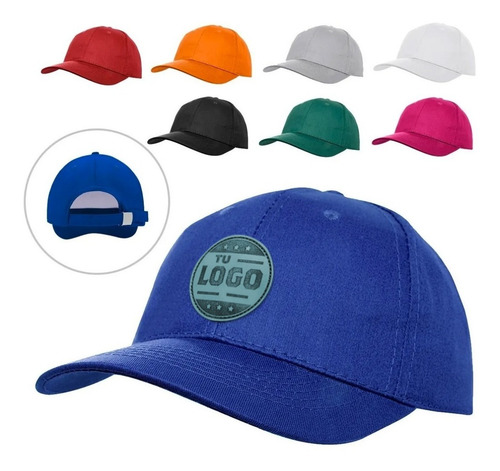 Imagen 2 de 10 de Gorra Gabardina Tahg 168 Bordado Incluido X12 U | Giveaway
