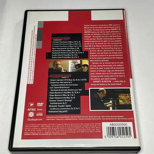 Dvd Horowitz In Moscow - Intermission Feature | Parcelamento sem juros
