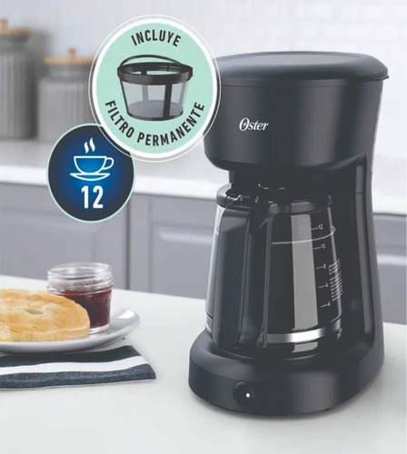 Cafetera Oster Mod Bvstdcs12b De 12 Tazas