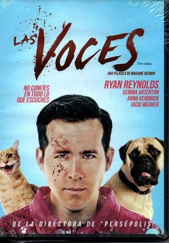 Las Voces Ryan Reynolds Película Dvd