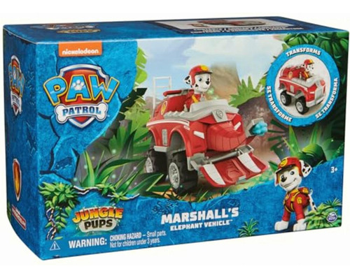 Paw Patrol Jungle Pups, Vehículo Temático De Marshall,